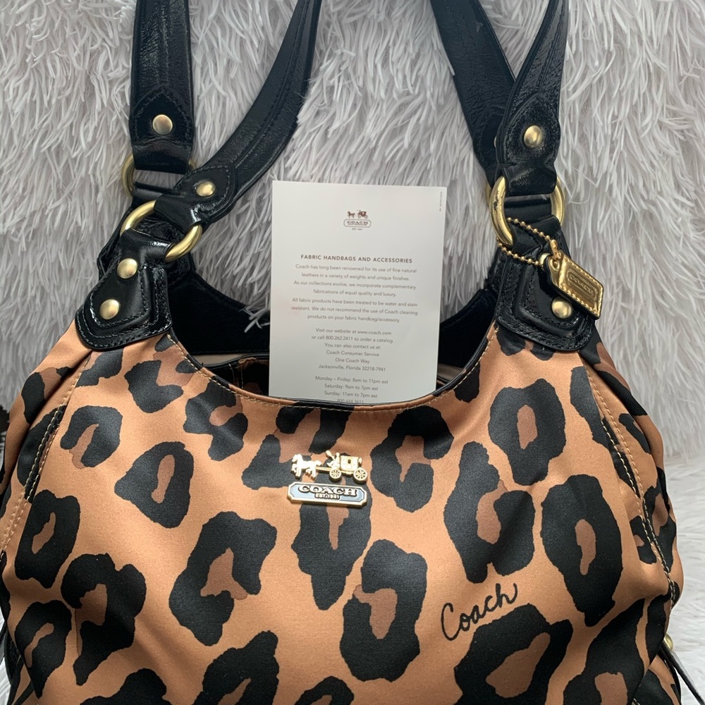 💎 Coach Madison Maggie Ocelot Leopard 💎